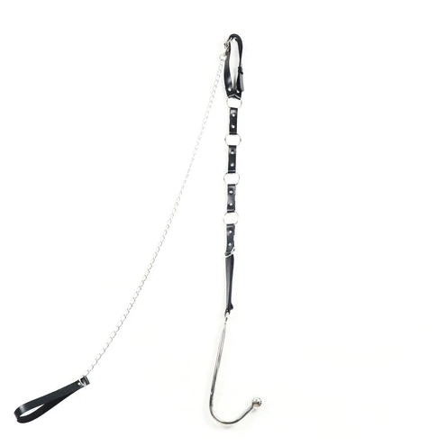 EverydayUse Kinky Leash with 5853 Anal Collar and Hook 0528